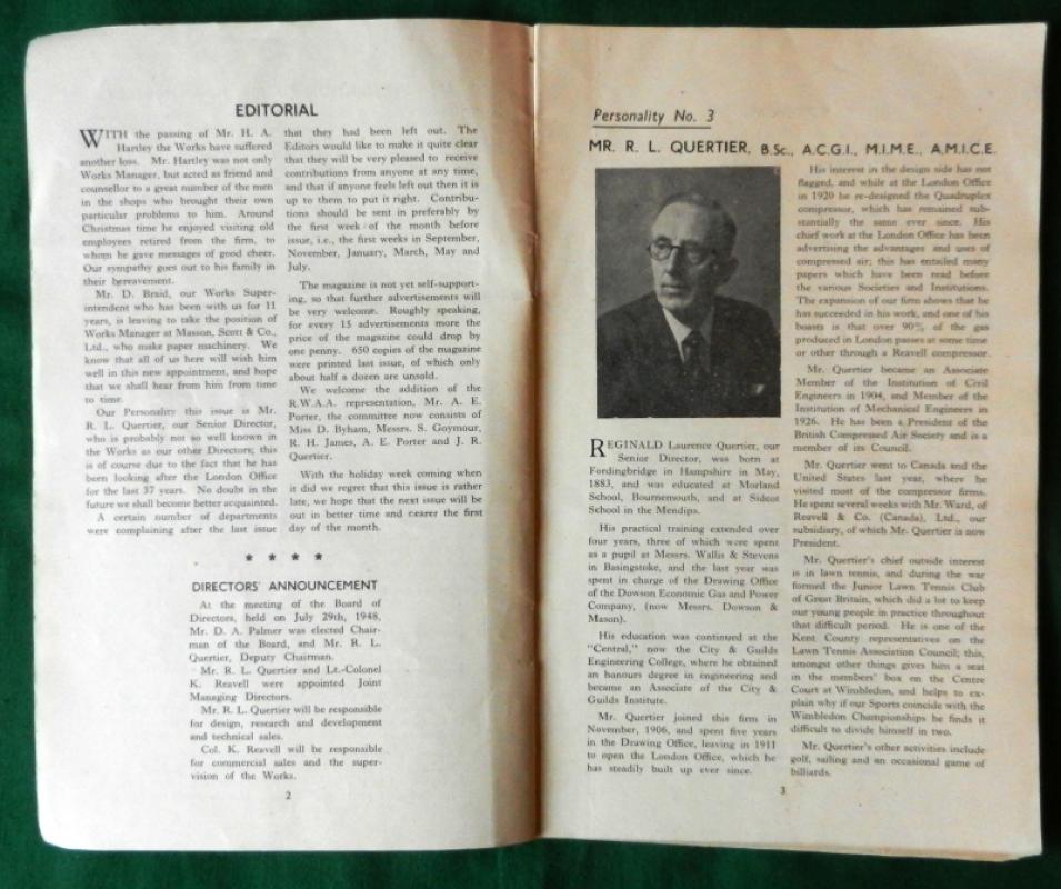 Enterprise. The Ranelagh Works Magazine. 10 issues from 1948 to 1952