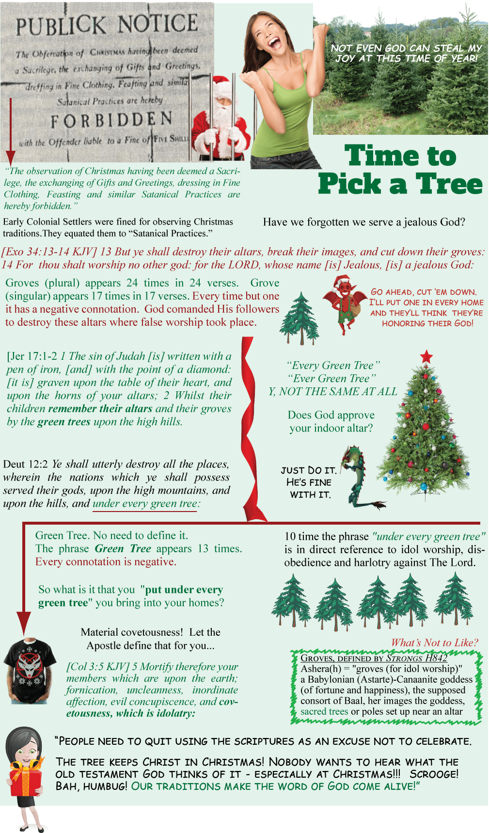 The smell of evergreen.