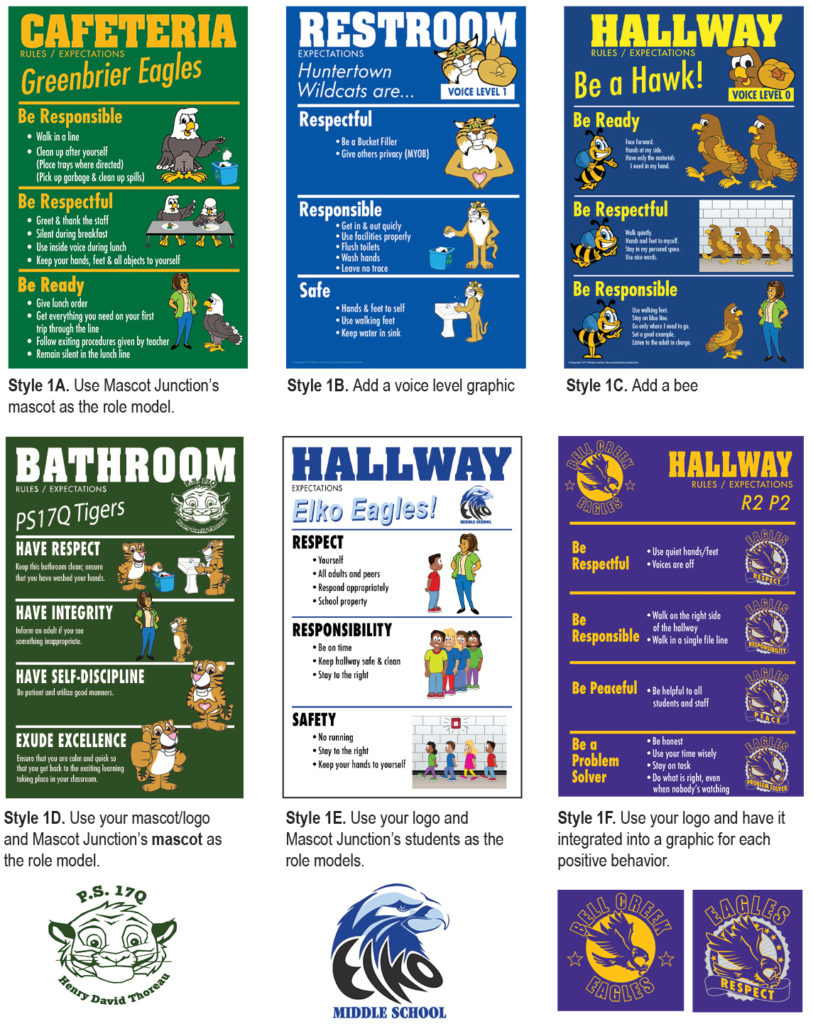 School Poster Design for PBIS Programs PBIS Posters