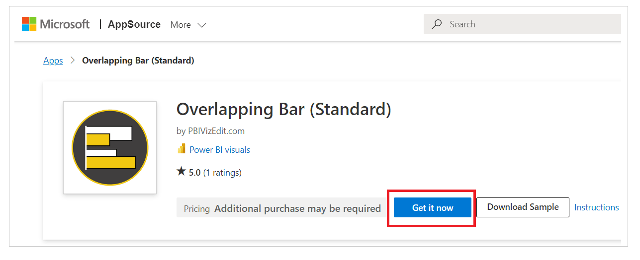 Create Overlapping Bar Chart for Power BI PBI VizEdit