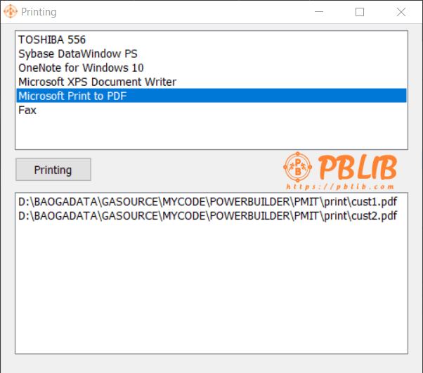 Printing File PDF In PowerBuilder PowerBuilder Library