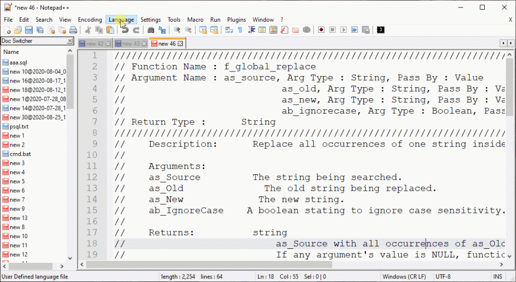 Notepad++ Syntax Highlighting For PowerBuilder PowerBuilder Library
