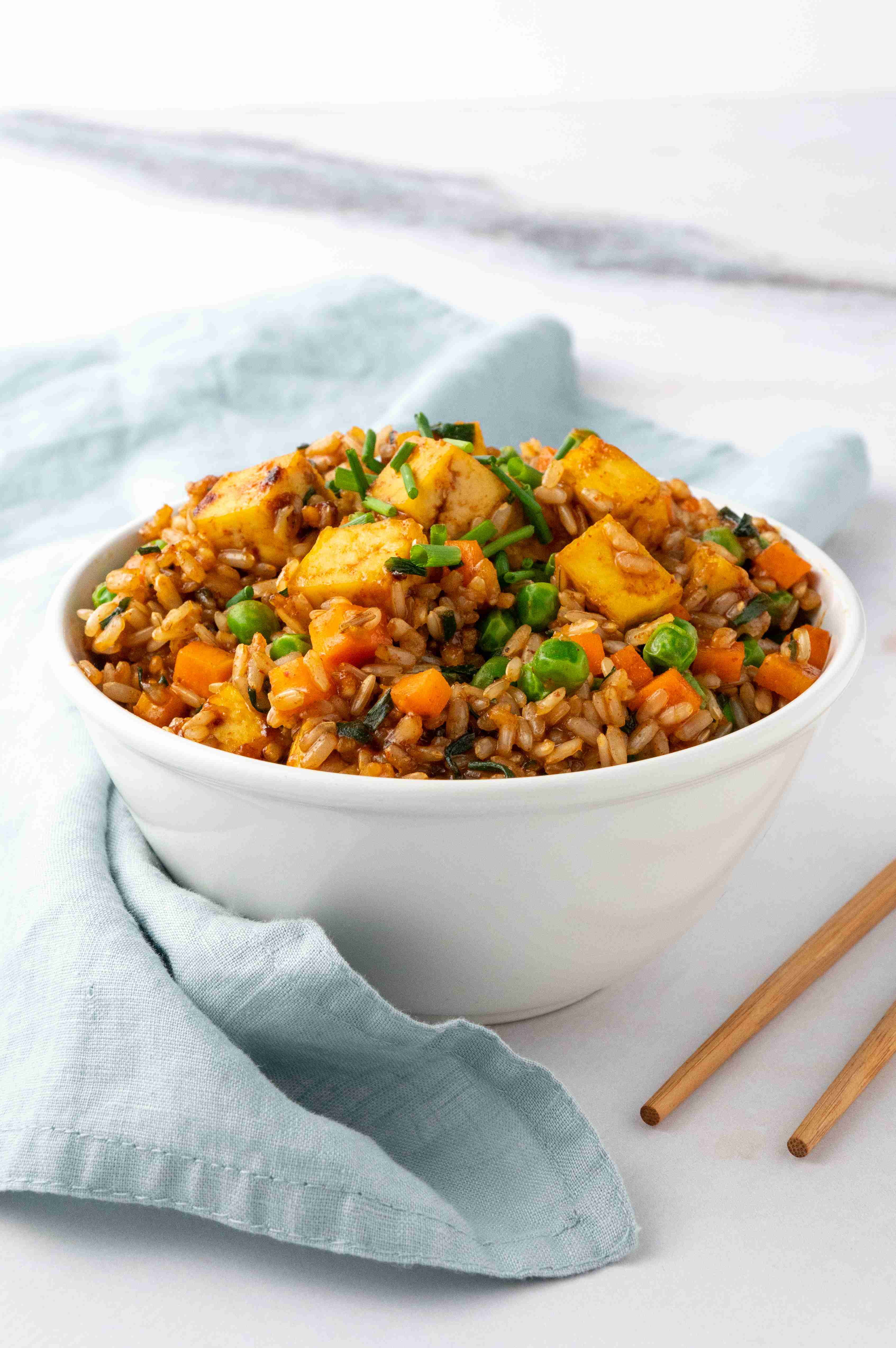 Tofu Fried Rice PlantBased Life Foundation