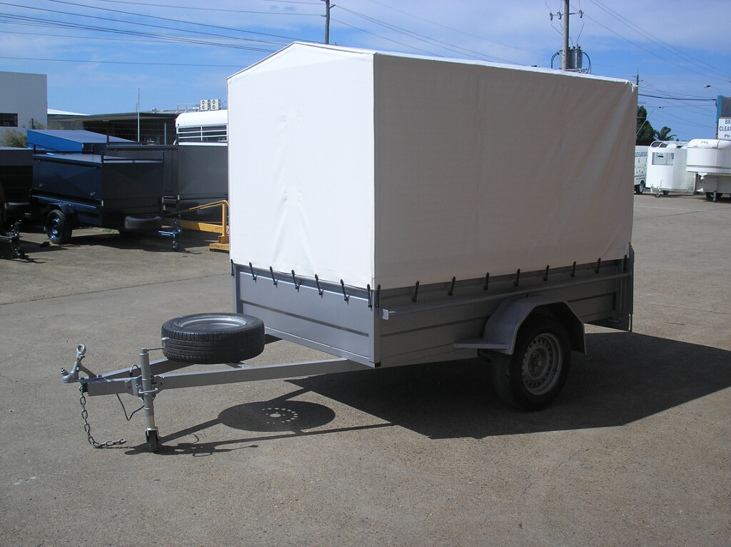 8x5 Trailer With 1200mm Cage And Vinel Canopy 2 PBL Trailers and
