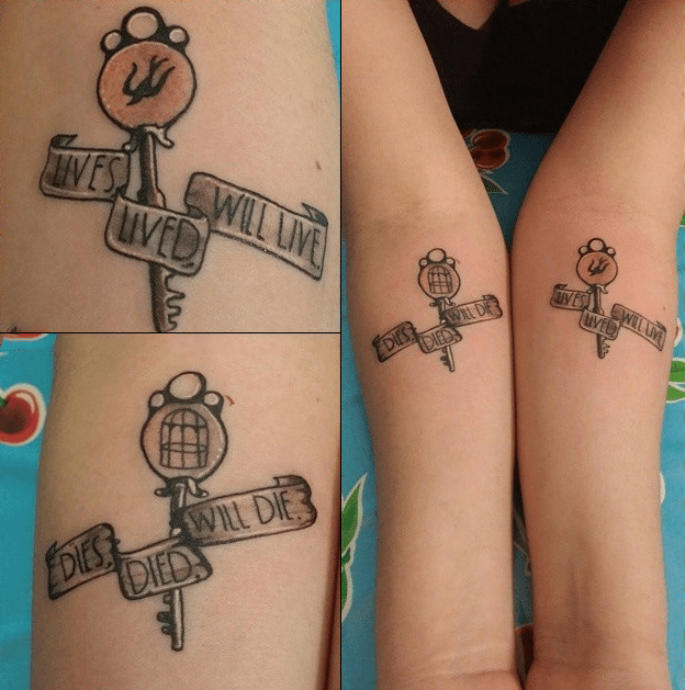 Duodrip On Twitter: "Tattoo Do Bioshock Infinite - "Lives, Lived, Will Live. Dies, Died, Will Die" Http://T.co/8Kffgbpgtx" / Twitter 629_x_624_png