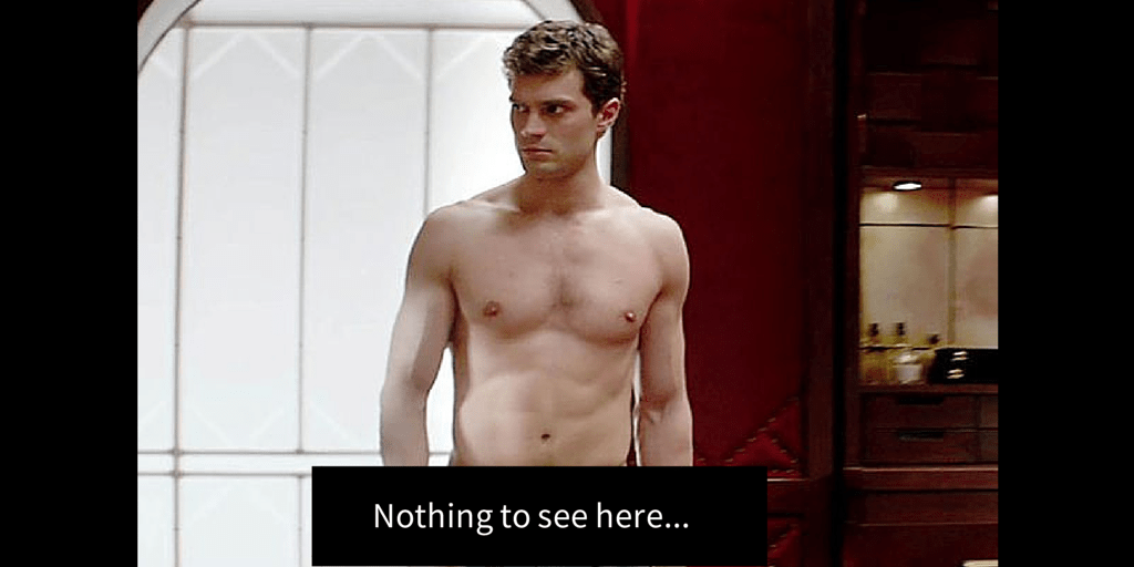 Shades Why there isn't going to be any full frontal male nudity in the 50