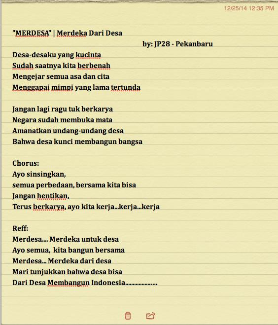 lirik lagu merdeka 2019