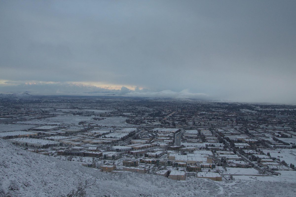 AMAZING shot of snowy Temecula, CA! SoCal ItsAmazingOutThere