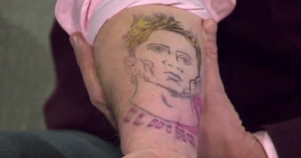 Video: Former Chelsea Player Craig Burley Lost A Bet, So Now He Has A Fernando Torres Tattoo. | Thescore | Scoopnest 315_x_600_png