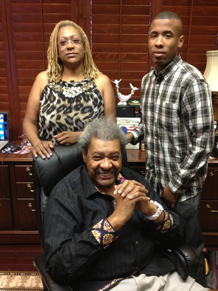 LANK THE KING on Twitter "DON KING with his daughter Debbie King and