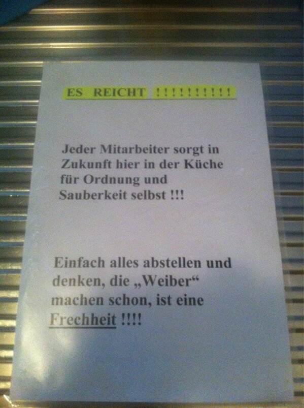 23 passivaggressive Botschaften, die Du aus der Büroküche kennst