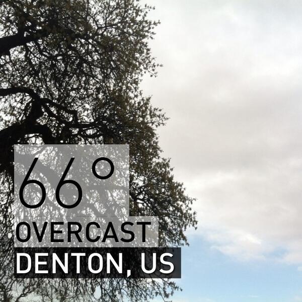 Denton Texas Weather (DentonTxWeather) Twitter