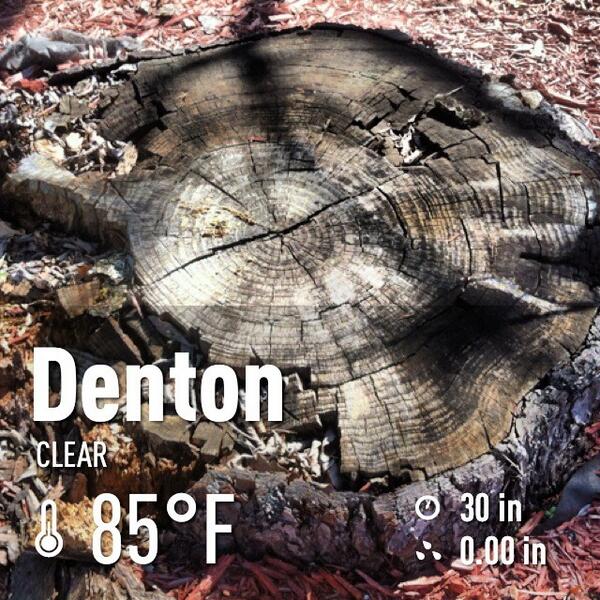 Denton Texas Weather (DentonTxWeather) Twitter