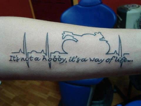 Via Roy Choudhury On Twitter: "@The_Johnabraham Lifeline.... Bike.... Tattoo.... ;-) Http://T.co/Ynhnw6Arhu" / Twitter 360_x_480_jpg