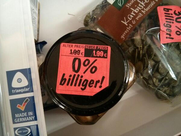 27 Angebote, die Dich im Supermarkt ratlos zurück lassen
