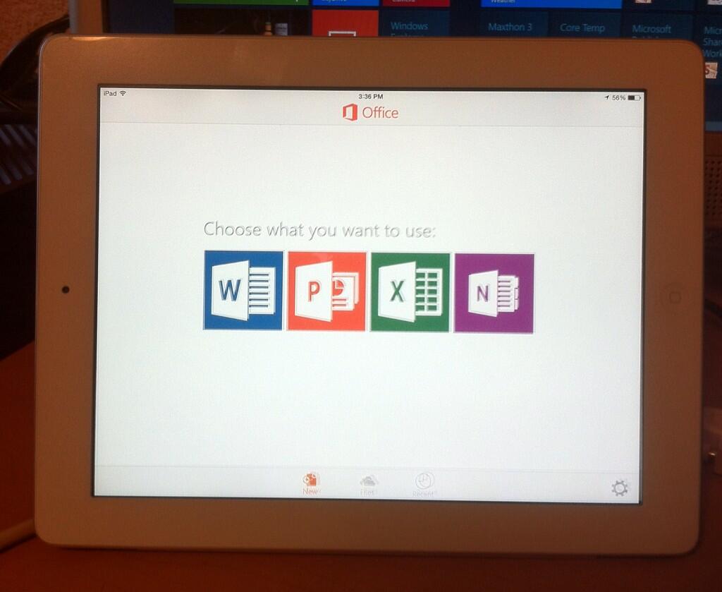 Microsoft Office for iPad リリース