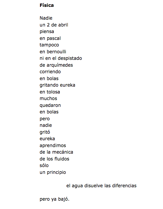 HACÍA BLOG ZARATUSTRA! Física /Poema en twitter de Crazydrunkard