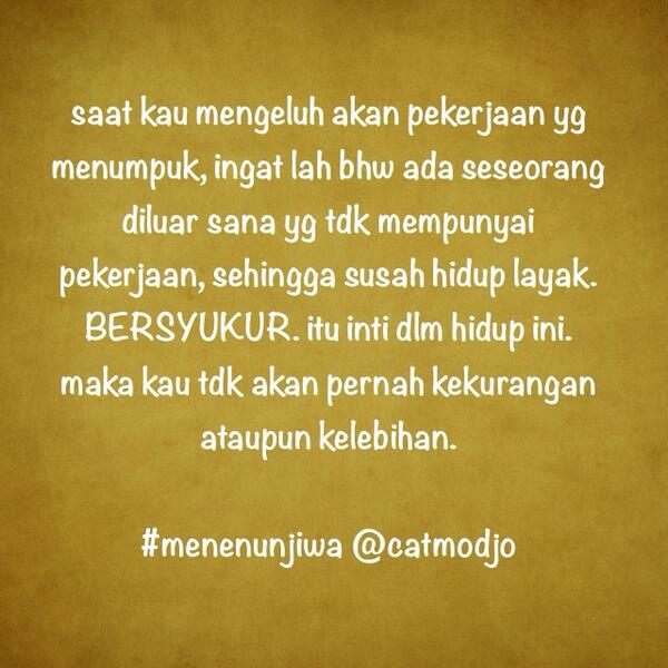 Quotes Bersyukur Pekerjaan Daily Quotes