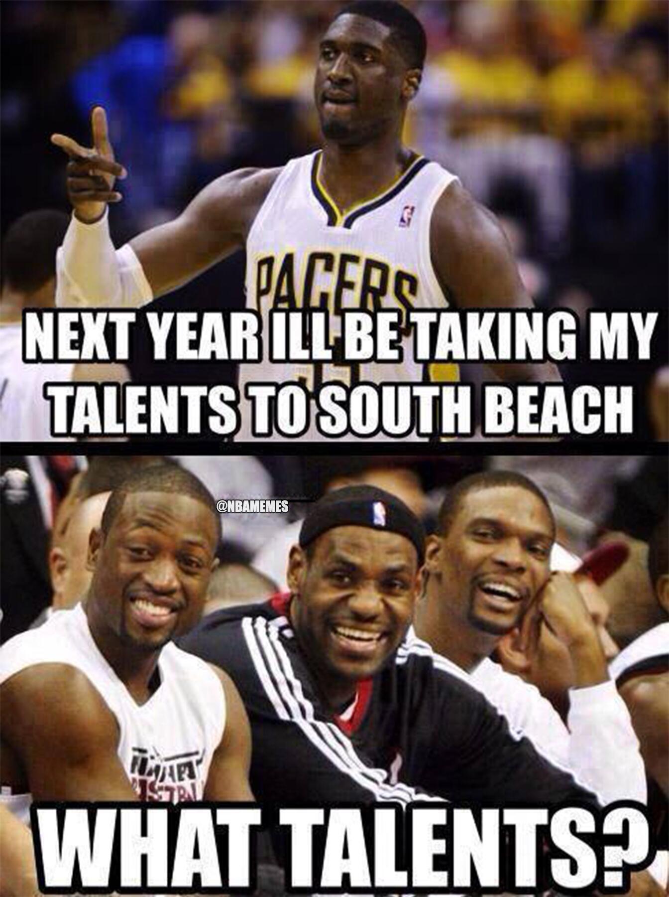NBA Memes on Twitter "We can only wonder what Roy Hibbert is thinking