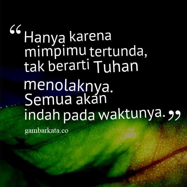 Gambar Kata Kata on Twitter "Semua akan indah pada