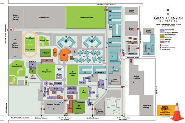 Grand Canyon University Map Grand Canyon U on Twitter "If you plan on visiting or moving to campus