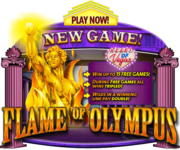 Heart of Vegas Slots on Twitter "Our hot new game, Flame of Olympus is