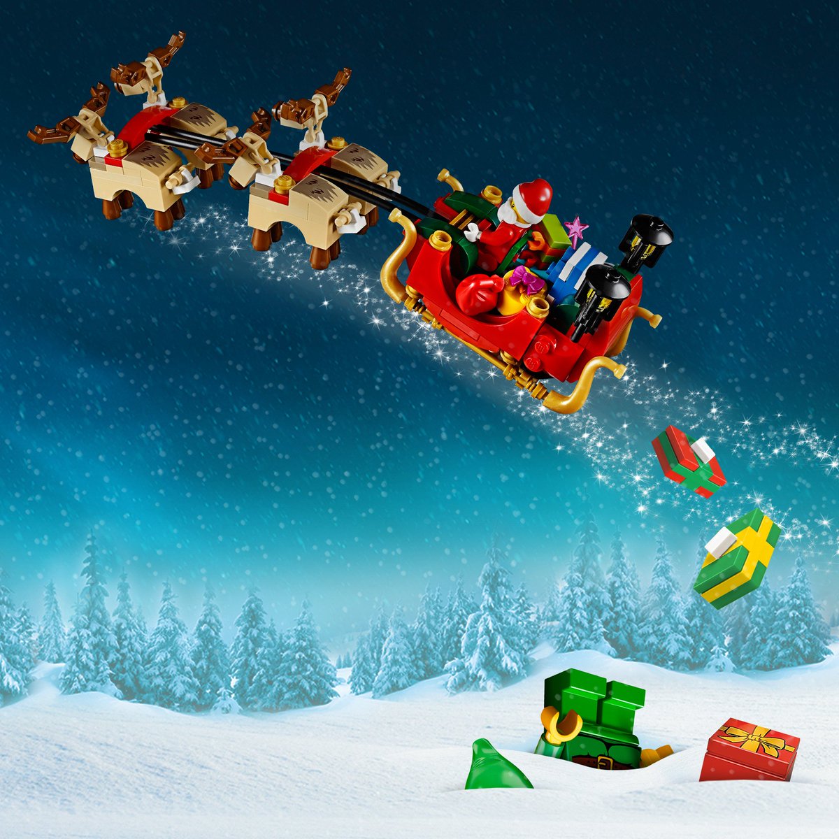 The magical sleigh is on its way christmas holidays