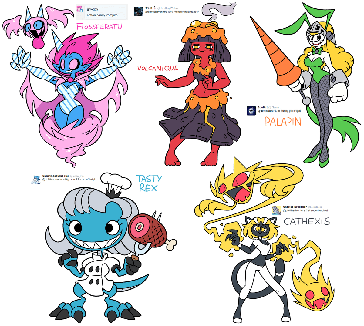 Shenaniganza on Twitter "All of yesterday's Character Design prompts