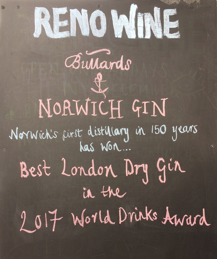 Reno Wine on Twitter "IndependentGin from Bullards always available