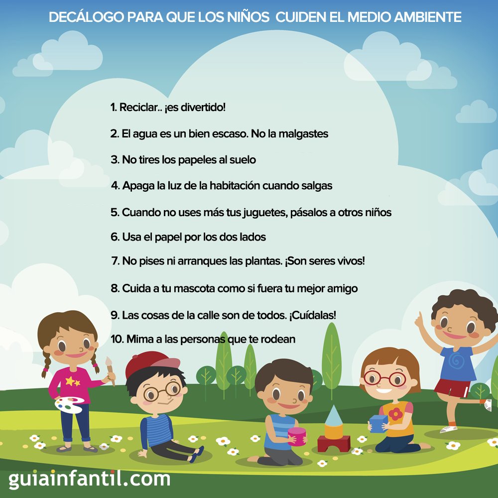 on Twitter "Enseña a tu hijo a cuidar su para