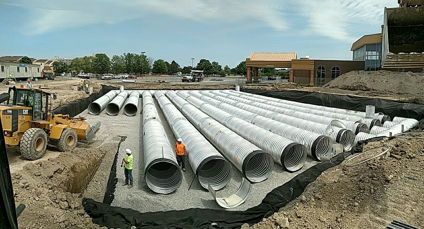 Contech Engineered on Twitter "This stormwater detention system is