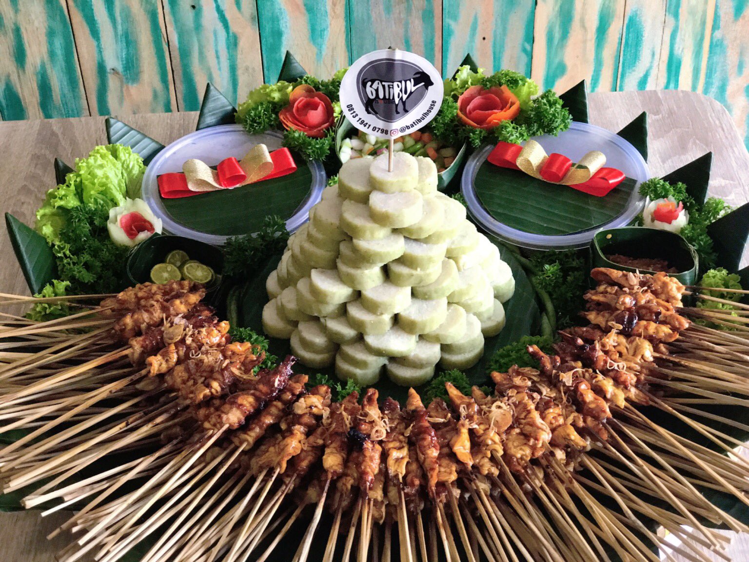 Batibul House on Twitter "Tumpeng sate ayam khas Batibul House 250 tsk