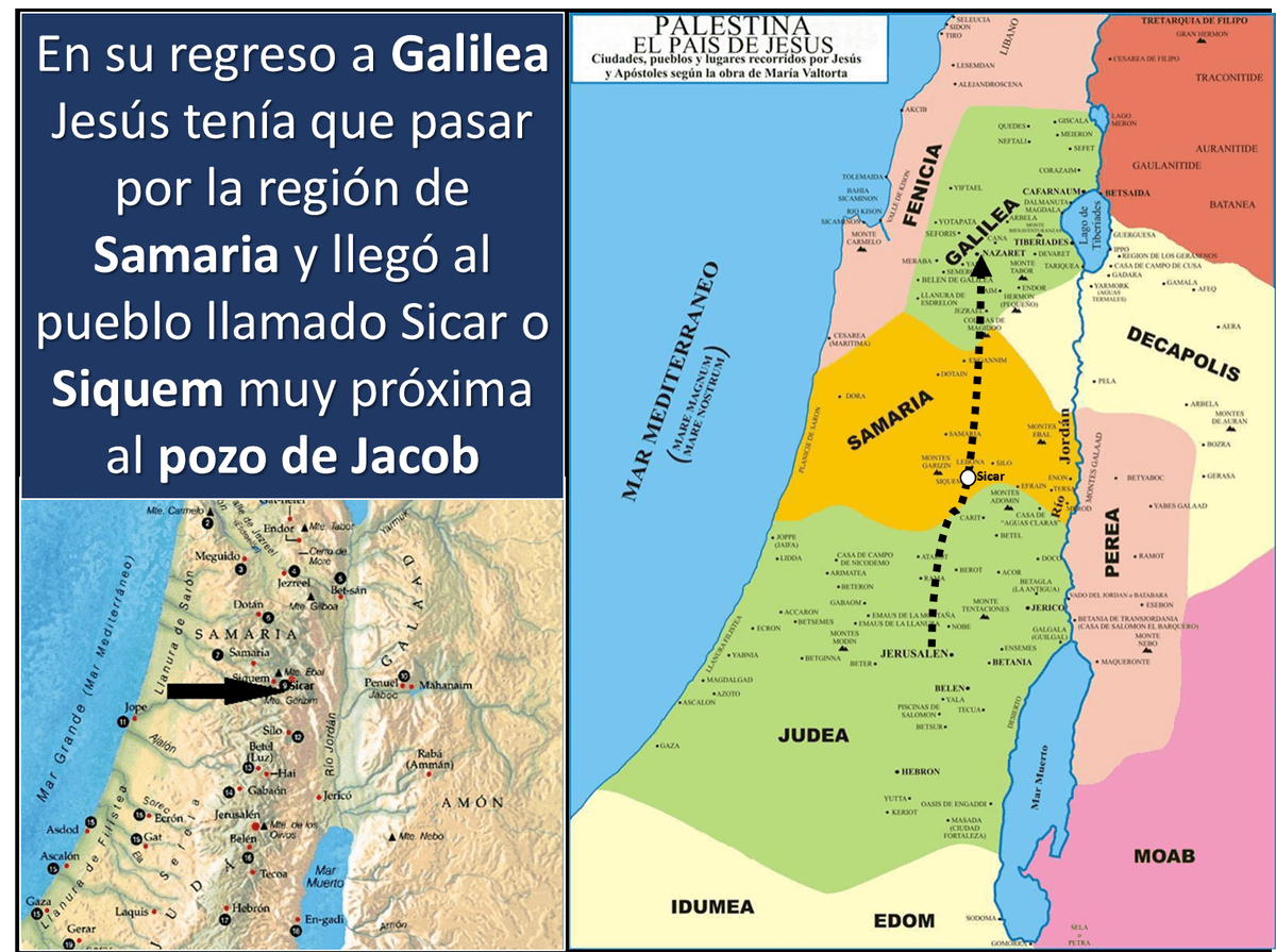 Padre José Palmar on Twitter "EVANGELIO HOY. Jesús regresa a Galilea