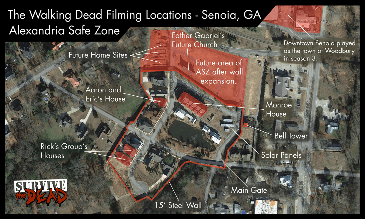 Puntuación martillo sentar the walking dead alexandria map Apariencia Borradura propiedad