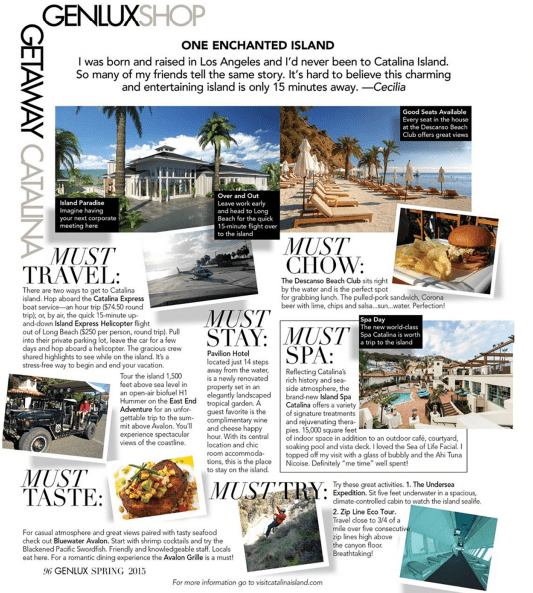 Catalina Island Company on Twitter "GenLux features CatalinaIsland