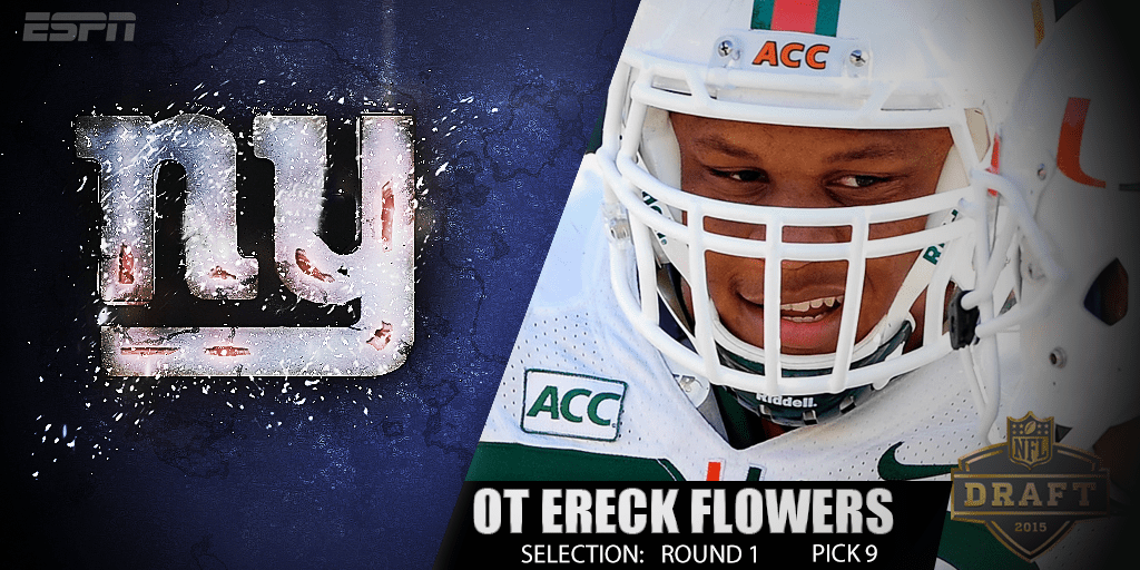 Giants 1/9 Ereck Flowers OT, Miami NFL HUNGARY