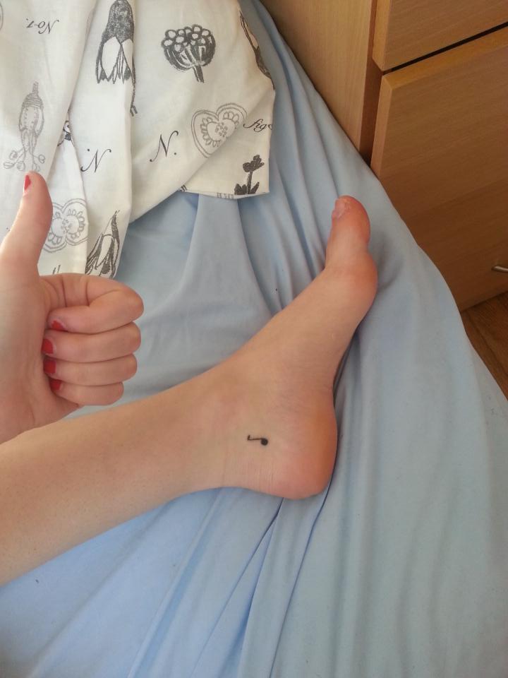 Kyla On Twitter: "@Carriehfletcher Did You Get Morse Code Tattooed On Your Foot?" / Twitter 960_x_720_jpg