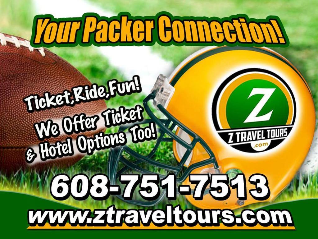 Packer Game Bus Trips From Madison BEST GAMES WALKTHROUGH