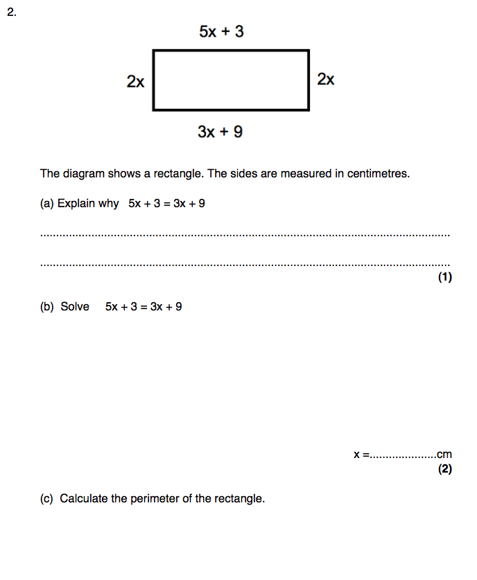 Corbettmaths Solutions Of Equations Solving Equations Practice