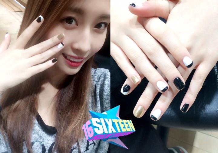 [Appreciation] Sixteen take selcas with nail art Celebrity Photos