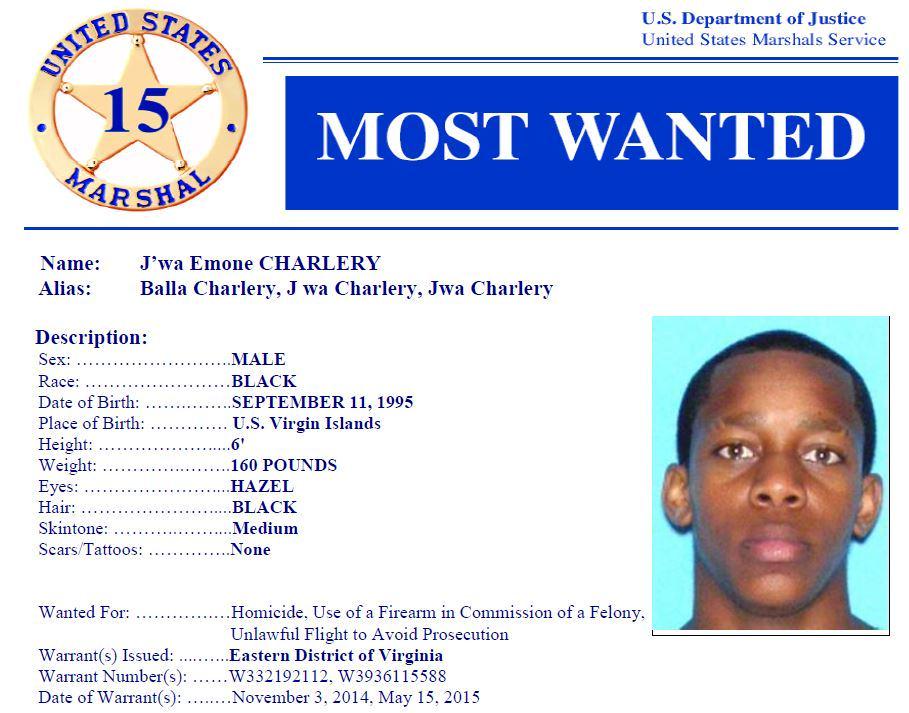 Richmond murder suspect added to US Marshals' '15 Most Wanted' list RVA
