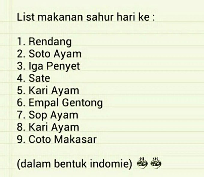 Story Wa Sahur Lucu gambar untuk status wa