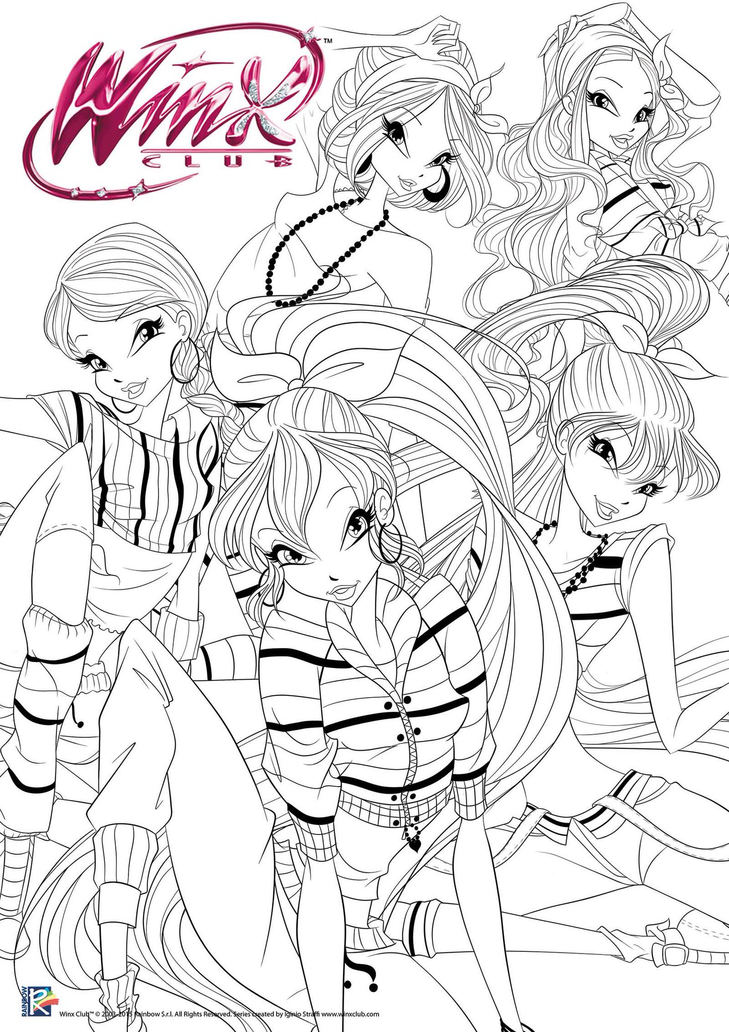 Winx Club All on Twitter Hip Hop coloring page! wINX http
