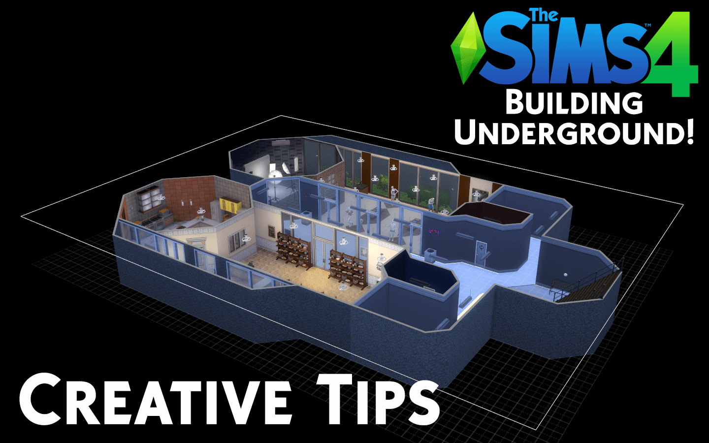 Underground House Sims 4