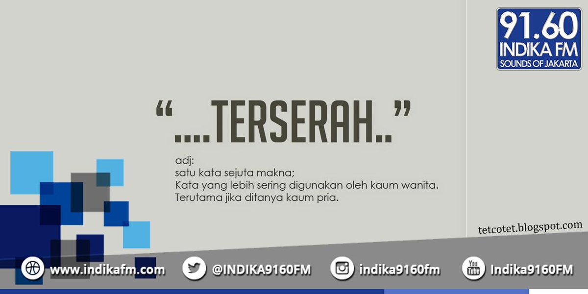 Kata Terserah Dari Wanita BLOG BUTUT