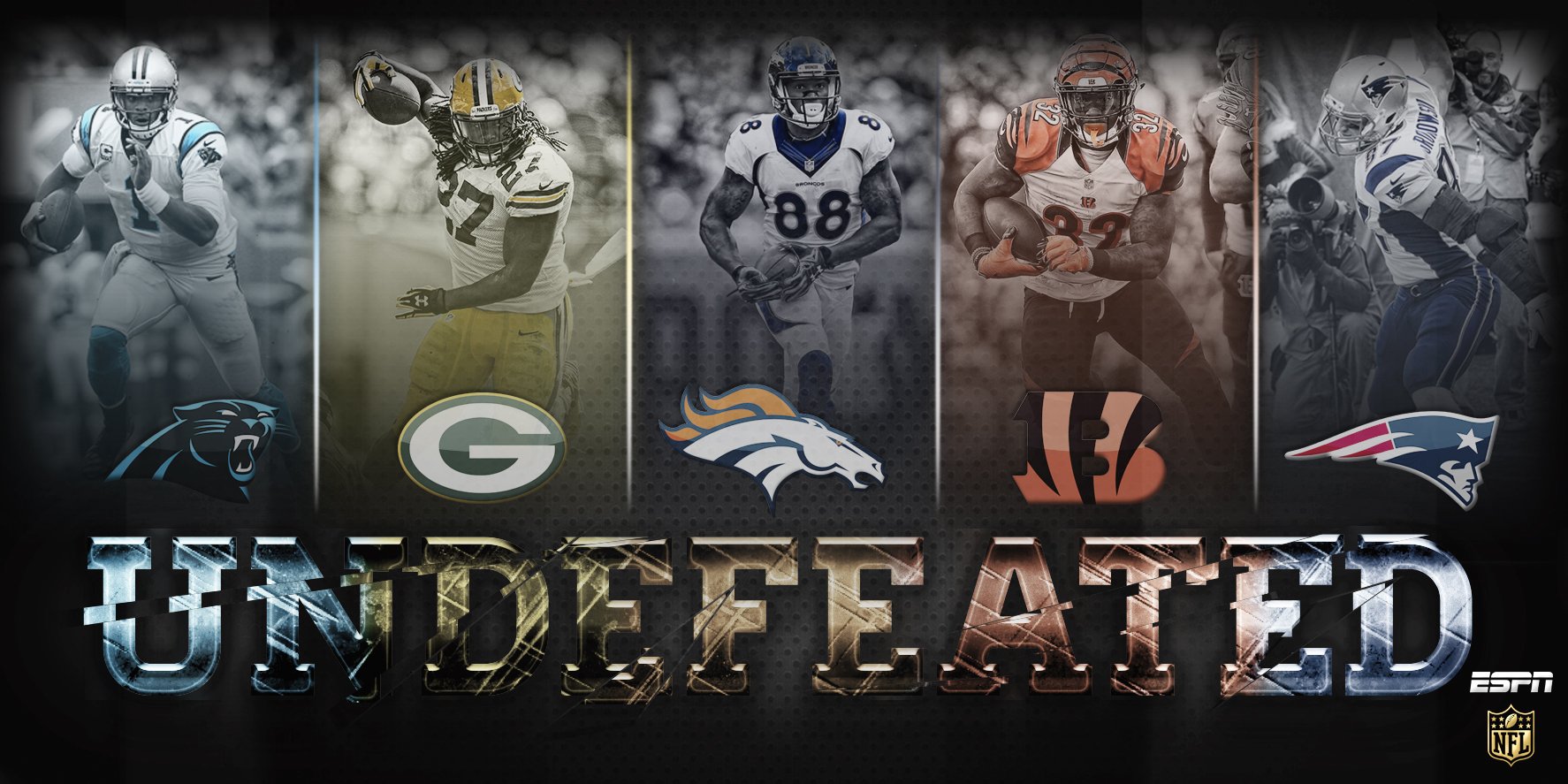 NFL on ESPN on Twitter "Three undefeated teams are on a bye. Will the