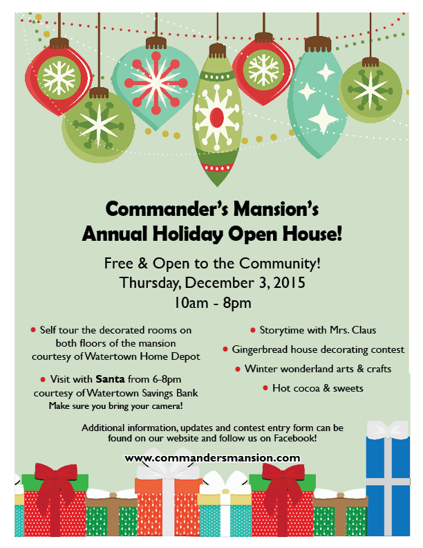 Holiday Decorating Contest Flyer