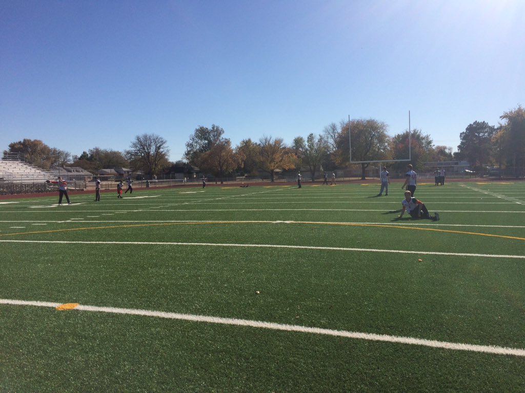 Football on Twitter "Walk through at Salina