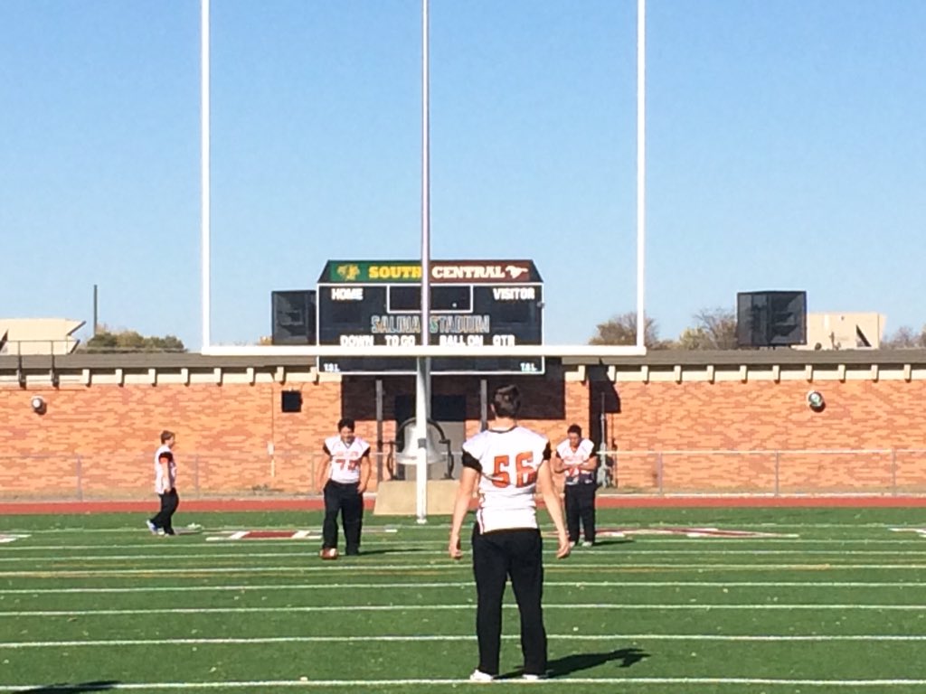 Football on Twitter "Walk through at Salina
