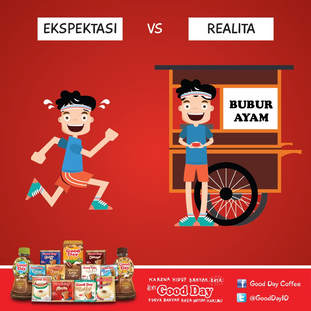 Good Day Coffee On Twitter Ekspektasi Vs Realita Kalau